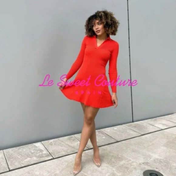 Zara Skater Knit Dress - Picture 6 of 14